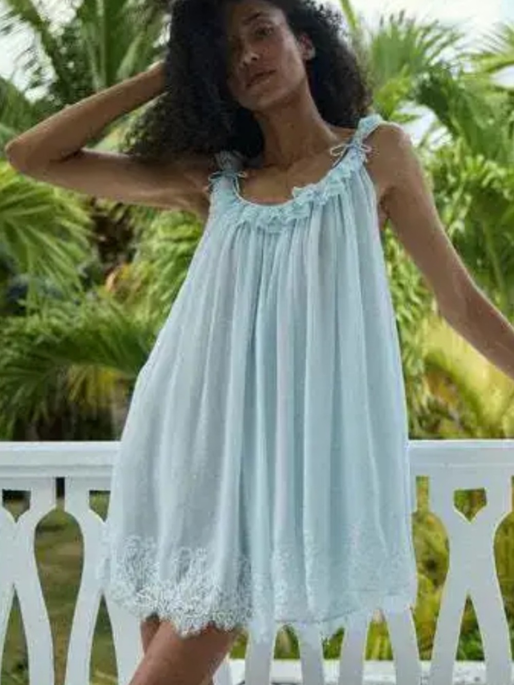 Doen Cecelia Dress - Alice Blue